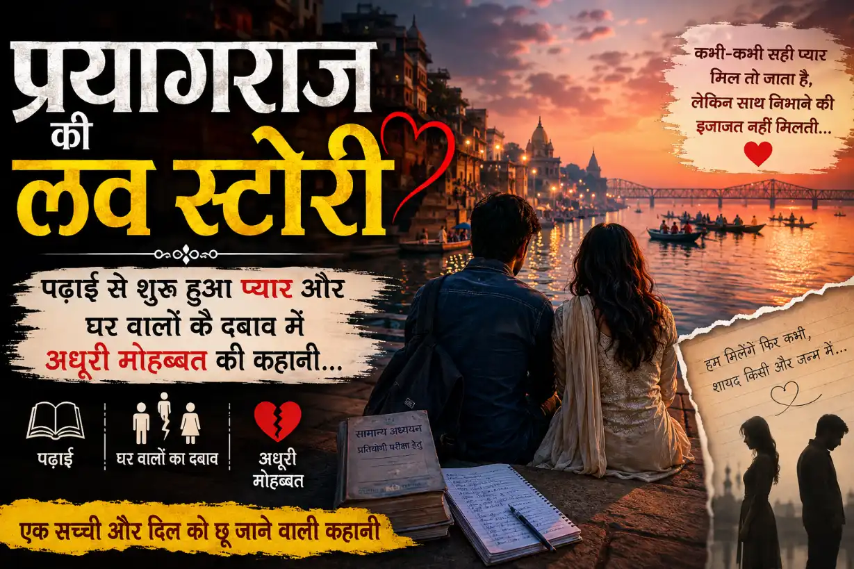Prayagraj Ki Love Story पढ़ाई से शुरू हुआ प्यार