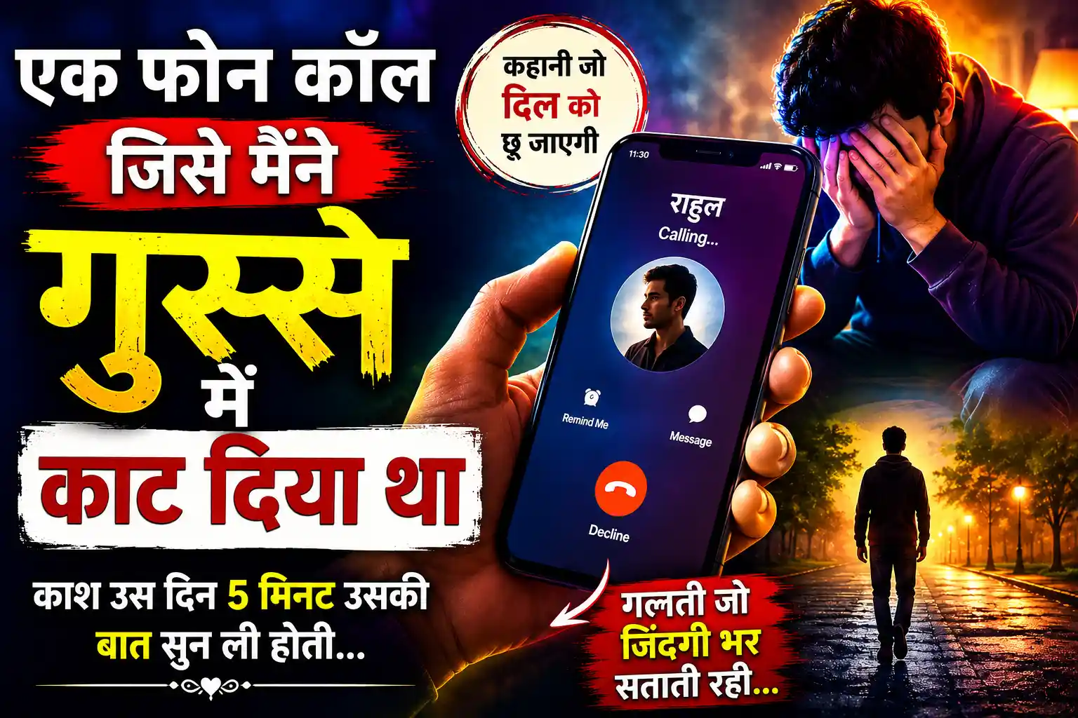 गुस्से में काट दी थी आखिरी कॉल