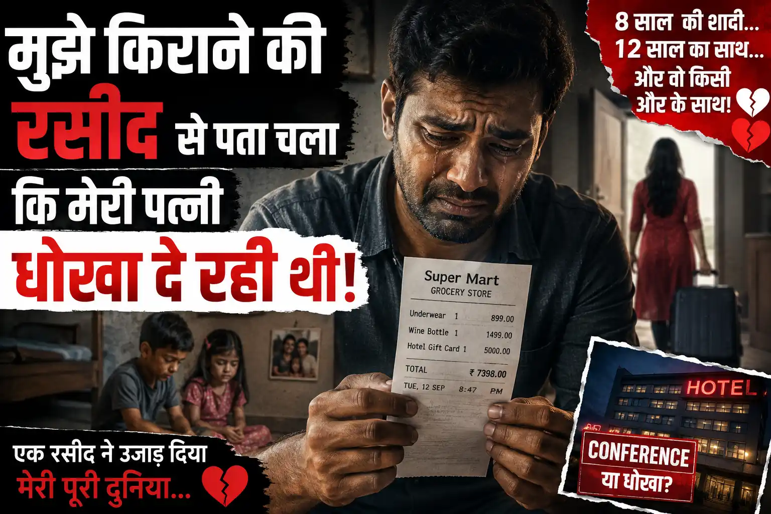Marriage Betrayal Story में किराने की रसीद से पत्नी के धोखे का सच जानता उत्तर प्रदेश का एक भावुक पति