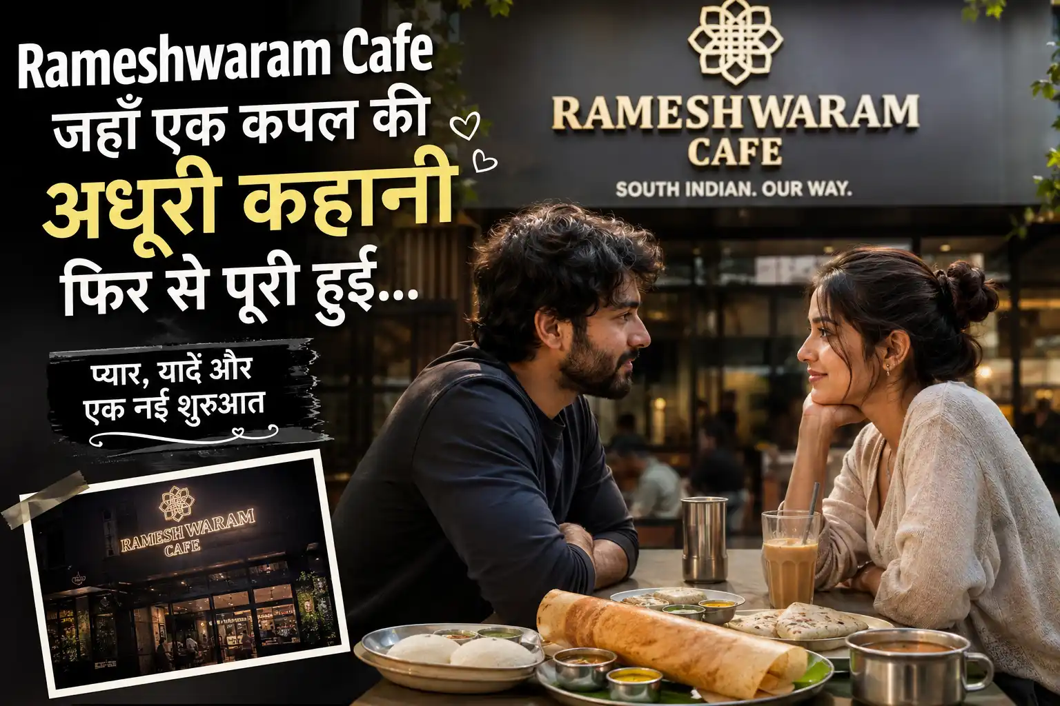 Rameshwaram Cafe जहाँ एक कपल की अधूरी कहानी फिर से पूरी हुई