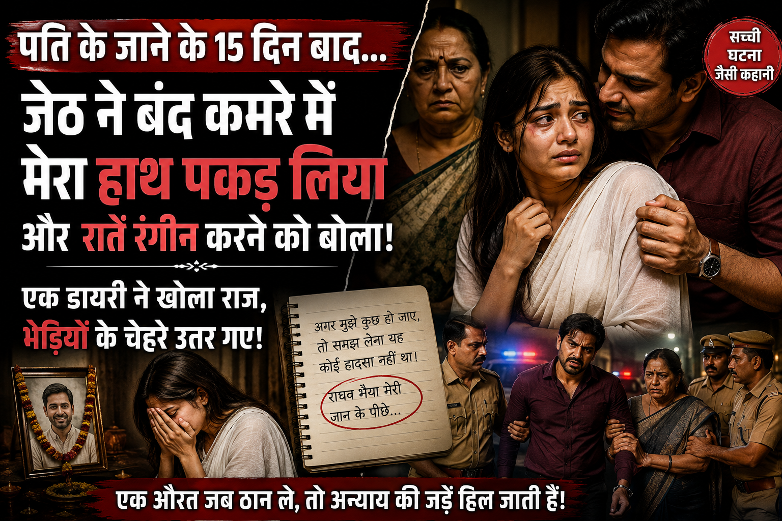 पति की मौत के 15 दिन बाद की कहानी