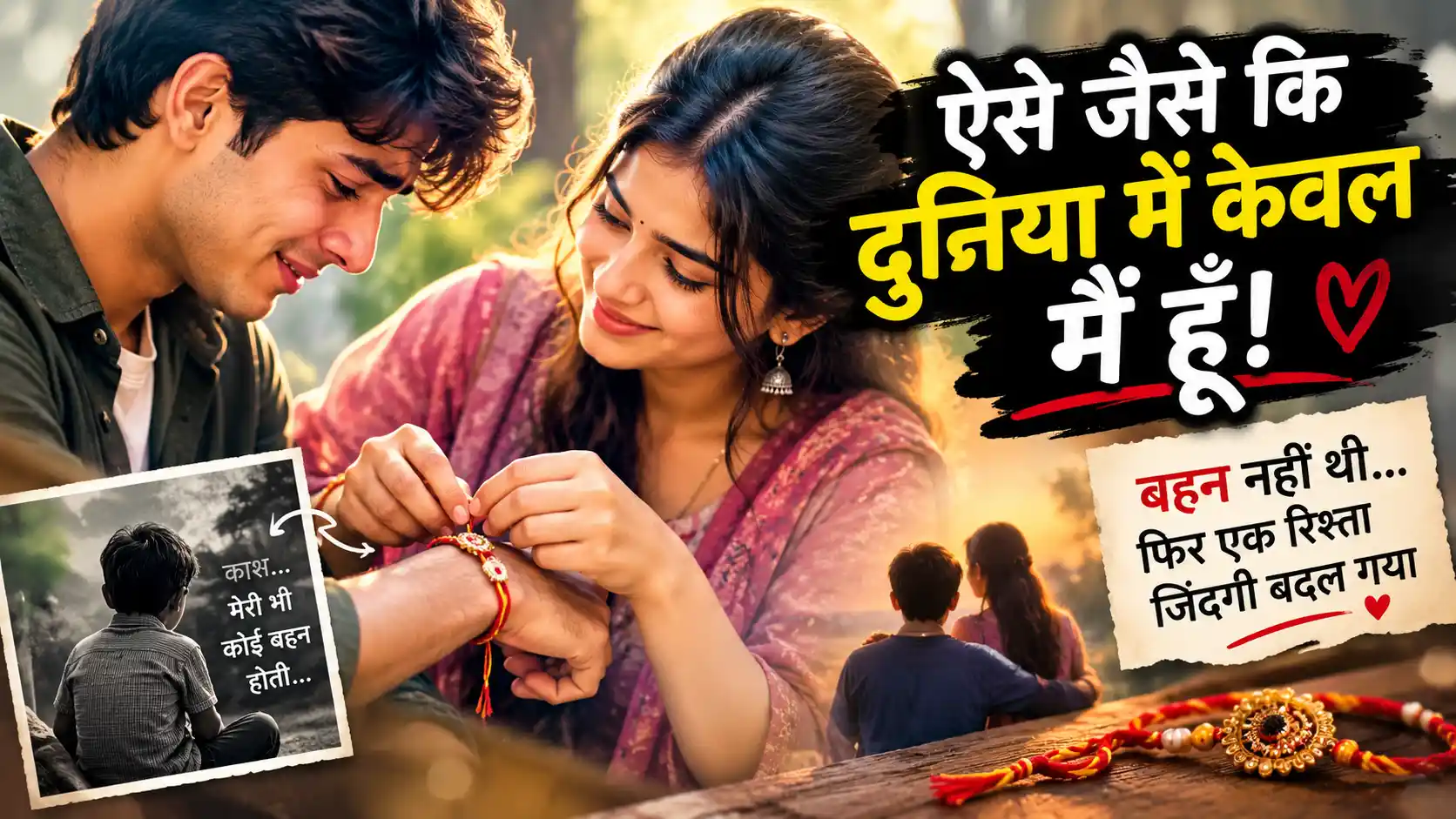 ऐसे जैसे कि दुनिया में केवल मैं हूँ!