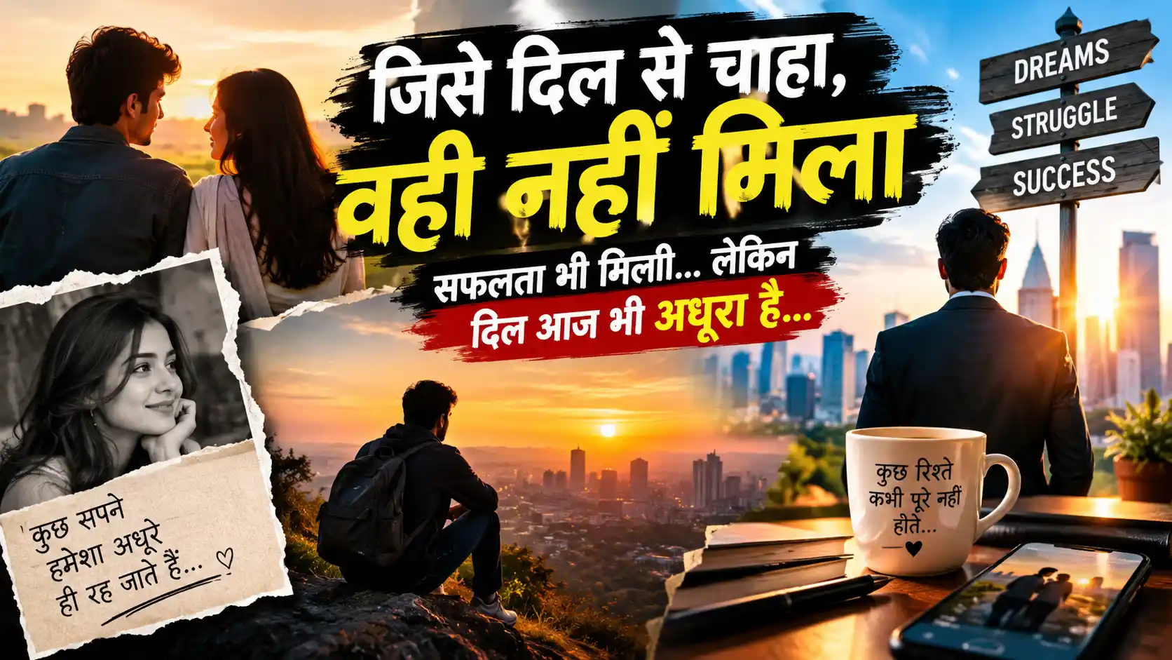 जिसे दिल से चाहा, वही नहीं मिला अधूरी कहानी