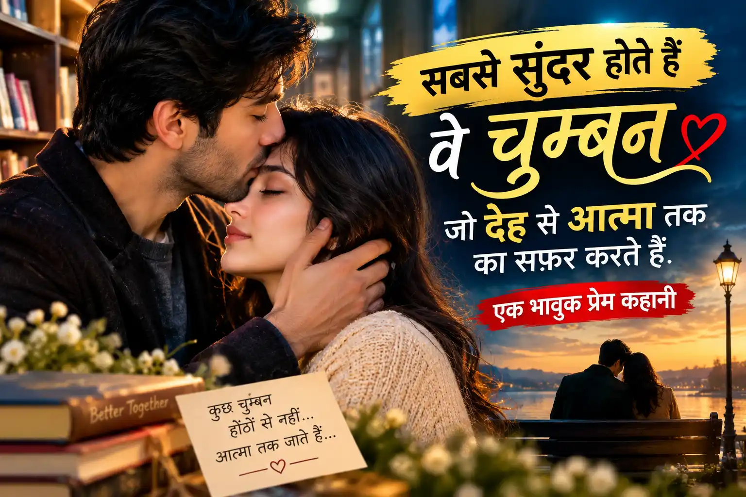 सबसे सुंदर होते हैं वे चुम्बन जो देह से आत्मा तक का सफ़र करते हैं